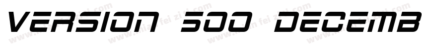 Version 500 December 30 2015字体转换